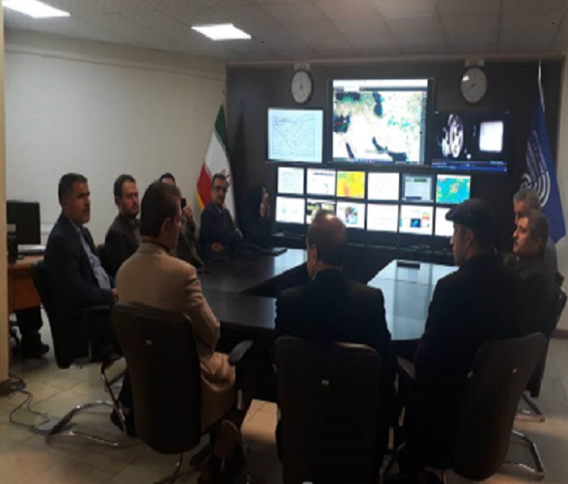 حضور استاندار کردستان در اداره کل هواشناسی به مناسبت روز جهانی هواشناسی